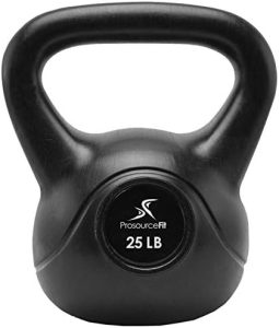 ProsourceFit Vinyl Plastic Kettlebell for Home Gym Beginneralsy ProsourceFit Vinyl Plastic Kettlebell for Home Workouts