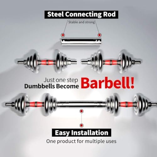 Adjustable Dumbbell Set 44lb/66lb/110lb Home Weight Lifting Professional Dumbbell for Home Gym with Carrying Bag Silver