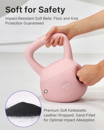 YOTTOY Soft Kettlebell Workout Equipment for Home Users to Ensure Strength and Safety
| YOTTOY Soft Anti-Slip Grip Kett - Image 2
