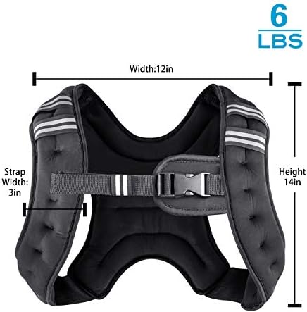 Henkelion Weighted Vest for Men Women Kids Weights Included