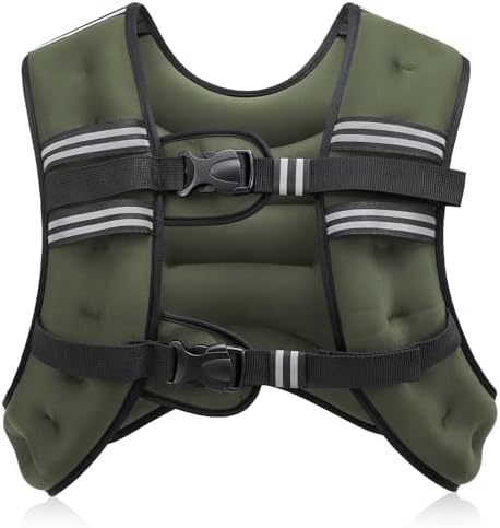 ZELUS 6lb Weight Vest for Workout and Strength Training | ZELUS ReflectiveWeight Vest for Running and Fitness | ZELUS 1