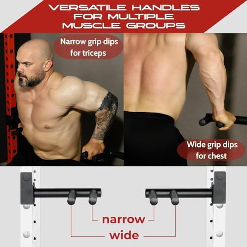 Yes4All Heavy Duty Barbell Holders J-Hooks & Attachments for 2x2 & 3x3 Power Racks – Ideal for Home Gympaginate - Image 38