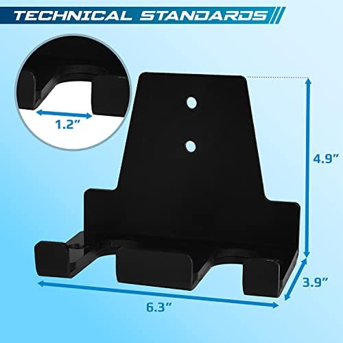 Yes4All Vertical Wall Mounted Olympic Barbell Holder for Home Gym Storage | Yes4All Hanging Barbell Rack with Barbell S