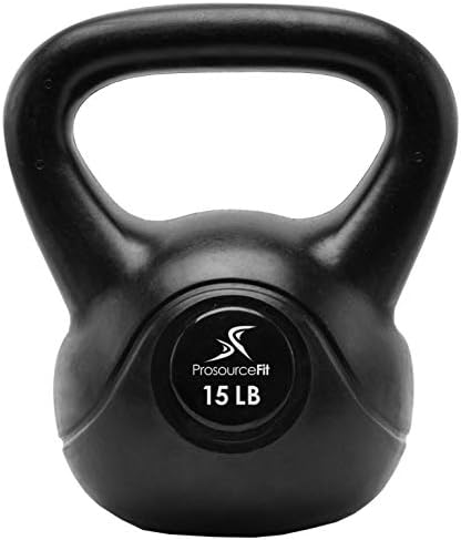 ProsourceFit Vinyl Plastic Kettlebell for Home Gym Beginneralsy ProsourceFit Vinyl Plastic Kettlebell for Home Workouts