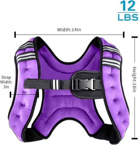 Henkelion Weighted Vest for Men Women Kids Weights Included