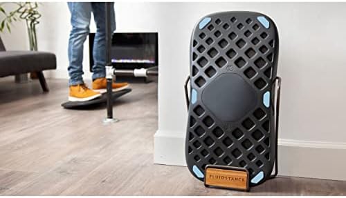 FluidStance Adult Standing Desk Balance Board for Anti-Fatigue Exercise - USA Made 360 Degree Wobble Board to Increase F