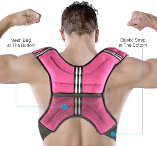 Henkelion Weighted Vest for Men Women Kids Weights Included