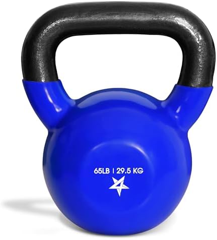 Yes4All 5-100 LB Kettlebells for Home Gym Exercises Fitness Full Body Workout Equipment