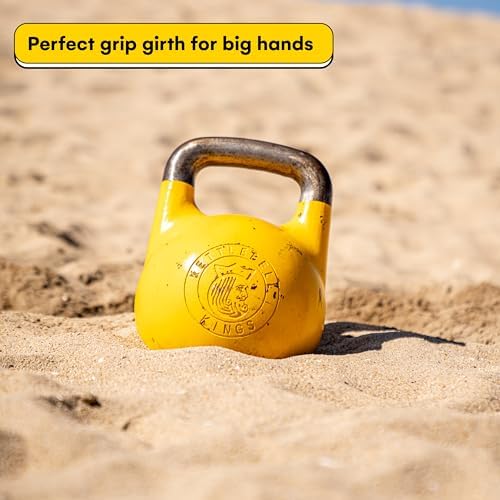 Kettlebell Kings Competition Kettlebells for Men & Women | 4-32 KG Weights Set for Home Gym | Strongest Hand Weights Wor