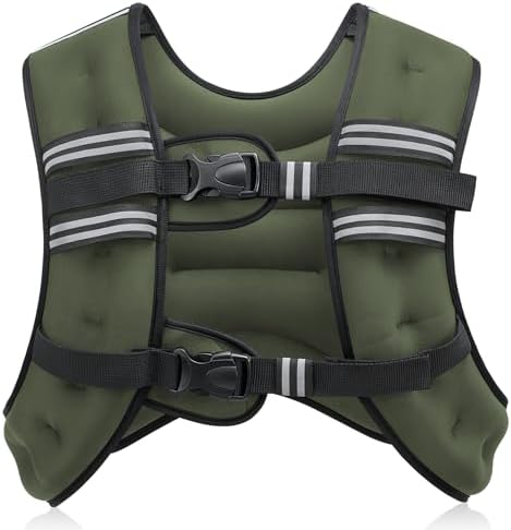 ZELUS 6lb Weight Vest for Workout and Strength Training | ZELUS ReflectiveWeight Vest for Running and Fitness | ZELUS 1