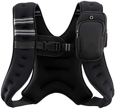 ZELUS 6lb Weight Vest for Workout and Strength Training | ZELUS ReflectiveWeight Vest for Running and Fitness | ZELUS 1