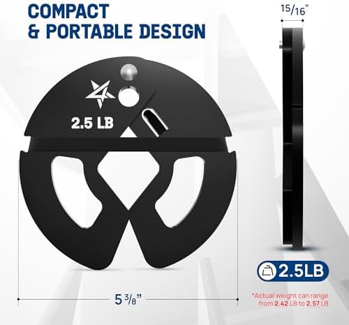 Yes4All Fractional Weight Plates Set for Dumbbell and Olympic Barbell Weightlifting Yes4All Fractional Weight Plates