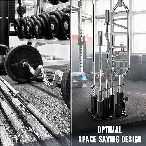 Yes4All Vertical Storage Rack for Home Gym and Fitness Lovers | Yes4All Barbell & Dumbbell Organizer with Vertical Stor