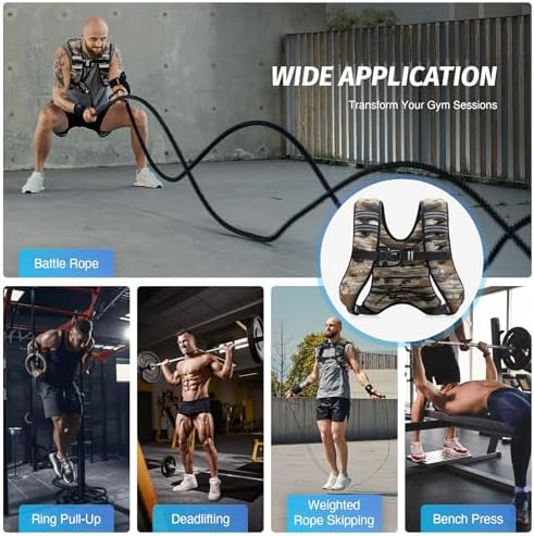 ZELUS 6lb Weight Vest for Workout and Strength Training | ZELUS ReflectiveWeight Vest for Running and Fitness | ZELUS 1