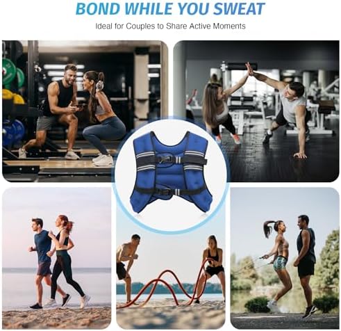 ZELUS 6lb Weight Vest for Workout and Strength Training | ZELUS ReflectiveWeight Vest for Running and Fitness | ZELUS 1