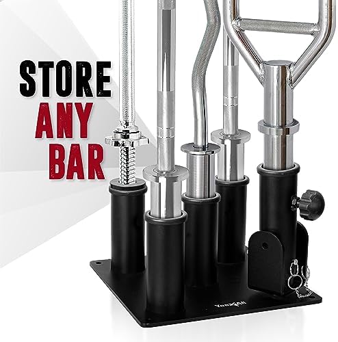 Yes4All Vertical Storage Rack for Home Gym and Fitness Lovers | Yes4All Barbell & Dumbbell Organizer with Vertical Stor