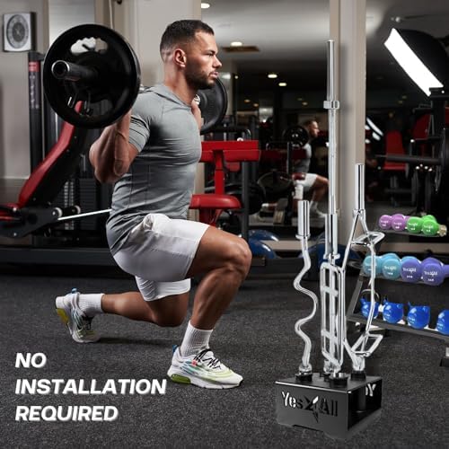 Yes4All Vertical Storage Rack for Home Gym and Fitness Lovers | Yes4All Barbell & Dumbbell Organizer with Vertical Stor