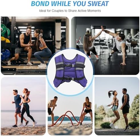 ZELUS 6lb Weight Vest for Workout and Strength Training | ZELUS ReflectiveWeight Vest for Running and Fitness | ZELUS 1