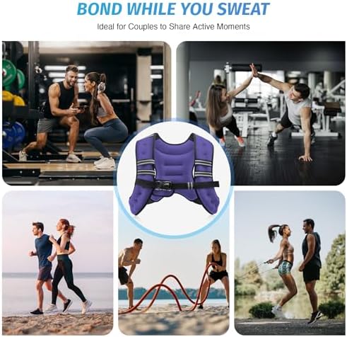 ZELUS 6lb Weight Vest for Workout and Strength Training | ZELUS ReflectiveWeight Vest for Running and Fitness | ZELUS 1
