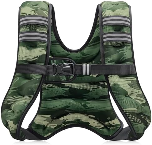 ZELUS 6lb Weight Vest for Workout and Strength Training | ZELUS ReflectiveWeight Vest for Running and Fitness | ZELUS 1