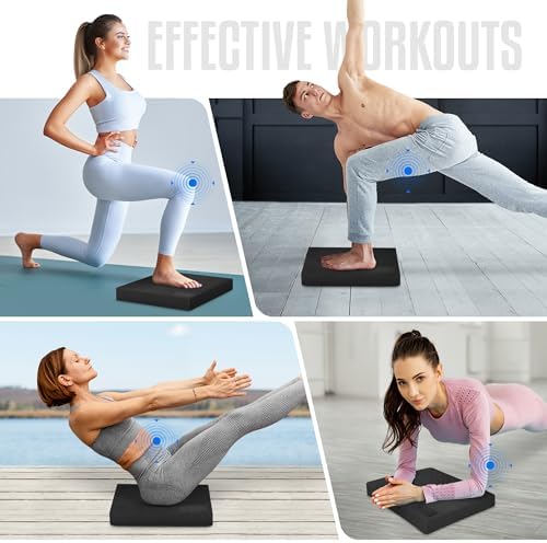Upgraded Size Yes4All Non-Slip Foam Balance Pad for Exercise and Physical Therapy | Yes4All Nonslip Foam Pad for Yoga a