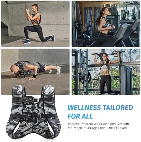 ZELUS 6lb Weight Vest for Workout and Strength Training | ZELUS ReflectiveWeight Vest for Running and Fitness | ZELUS 1