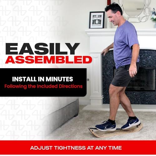 Adult Standing Desk Balance Board Exercise Equipment for Yoga and strength training | Slackboard Balancing Trainer for