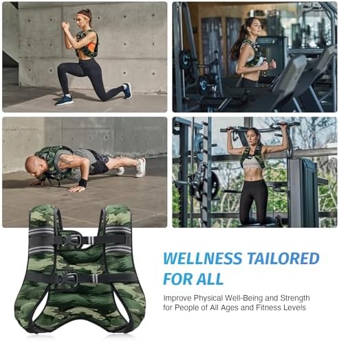 ZELUS 6lb Weight Vest for Workout and Strength Training | ZELUS ReflectiveWeight Vest for Running and Fitness | ZELUS 1