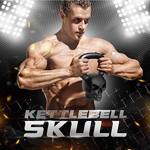 Yes4All Special Shape Kettlebell, Upgraded & Multifunctional for Advanced Training, Solid Cast Iron Powder Coated Anti S