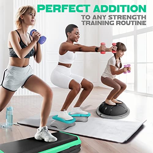 Yes4All Neoprene Coated Dumbbell Hand Weights for Home Workout - Multiple Weight Options with 15 Colors, Anti-Roll, Ant