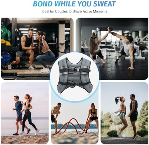 ZELUS 6lb Weight Vest for Workout and Strength Training | ZELUS ReflectiveWeight Vest for Running and Fitness | ZELUS 1