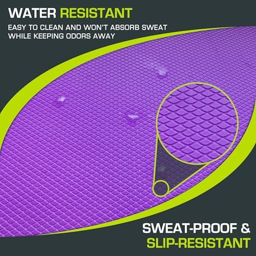 ProsourceFit Exercise Balance Pad - Large Cushioned Non-Slip Foam Mat & Knee Pad for Fitness Yoga Stability Training Phy - Image 50