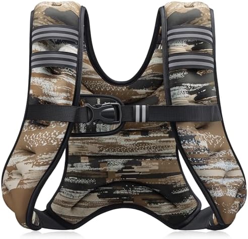 ZELUS 6lb Weight Vest for Workout and Strength Training | ZELUS ReflectiveWeight Vest for Running and Fitness | ZELUS 1