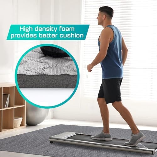 Yes4All Interlocking Exercise Foam Mats for Home Gym – Black – 36 Square Feet (36 Tiles) Yes4All Interlocking Floor Ma