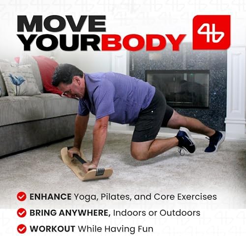 Adult Standing Desk Balance Board Exercise Equipment for Yoga and strength training | Slackboard Balancing Trainer for