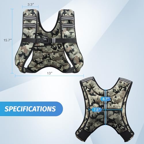 ZELUS 6lb Weight Vest for Workout and Strength Training | ZELUS ReflectiveWeight Vest for Running and Fitness | ZELUS 1