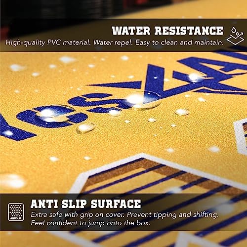 Yes4All 3-in-1 Soft-Padded Plyo Box With Wooden Core for Jumping, Conditioning, and Strength Training
| Non-Slip Multi- - Image 30