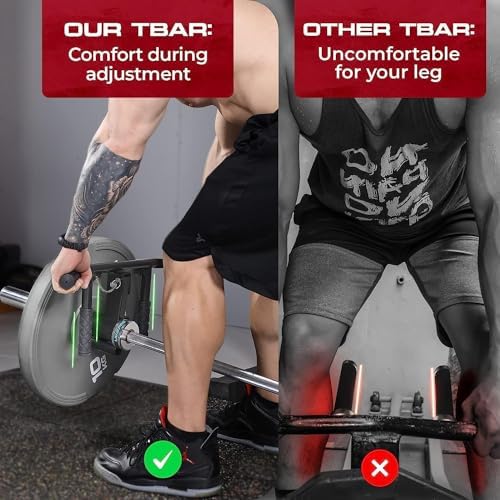 Yes4All 550LBS Multi-Grip Rowing Landmine Handle - T Bar LAT, Viking Press for 1 & 2" Bar - Sturdy Design, Easy to Insta