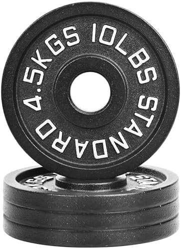 Fitvids 2-Inch Olympic Cast Iron Weight Plate for Strength Training & Weightlifting: Multiple Sizes, Strong & Durable Fi - Image 44