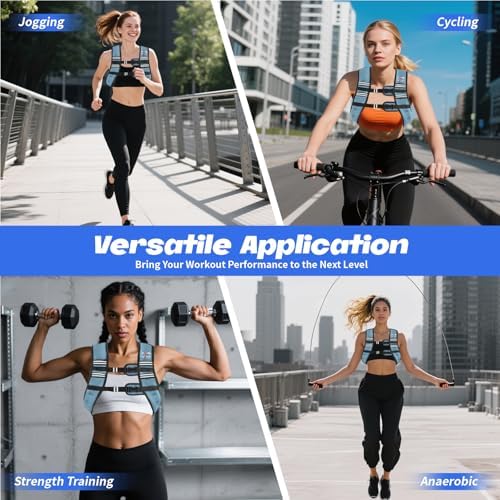 Weighted Vest Women 6lb/8lb/12lb/16lb/20lb/25lb/30lb for Walking Strength Training Running Fitness Weighted Vest Women f