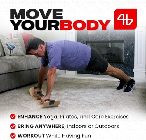 Adult Standing Desk Balance Board Exercise Equipment for Yoga and strength training | Slackboard Balancing Trainer for