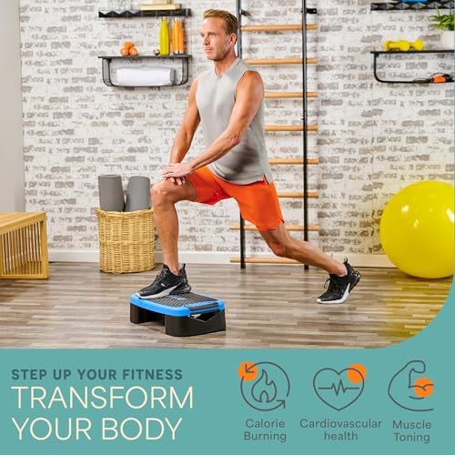 LifePro 4-in-1 Adjustable Slant Board and Step Up Platform for Home Fitness Enthusiasts | LifePro Non-Slip 4-in-1 Aerob