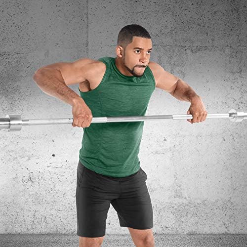 CAP Barbell | Olympic Barbell | Fitness Enthusiasts | Gym & Home Workouts | Durable Construction | 7FT Length | 20mm Dia