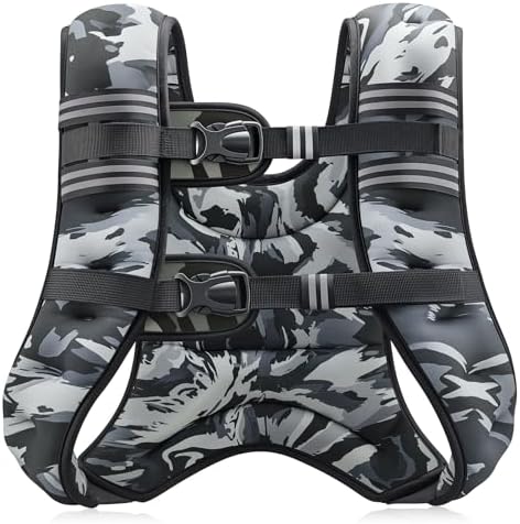 ZELUS 6lb Weight Vest for Workout and Strength Training | ZELUS ReflectiveWeight Vest for Running and Fitness | ZELUS 1