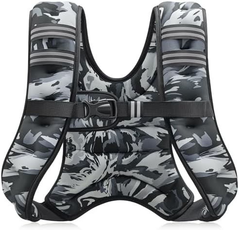 ZELUS 6lb Weight Vest for Workout and Strength Training | ZELUS ReflectiveWeight Vest for Running and Fitness | ZELUS 1
