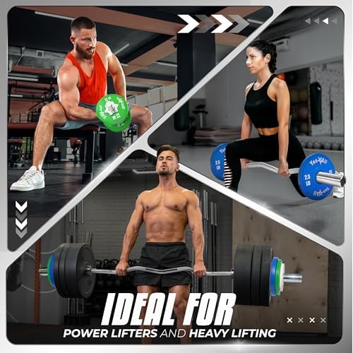 Yes4All Fractional Weight Plates Set for Dumbbell and Olympic Barbell Weightlifting Yes4All Fractional Weight Plates