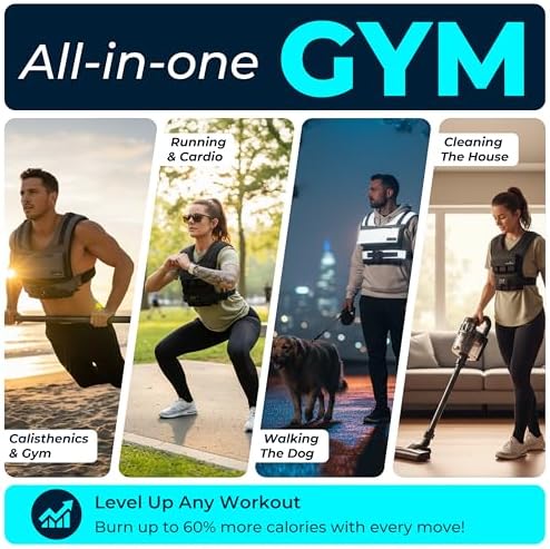 Adjustable Workout Weight Training Vest for Men and Women - Fitness & Cross Training | Men and Women Adjustable Weigh