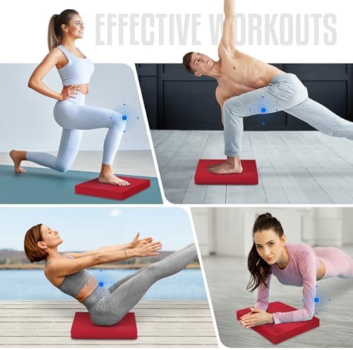 Upgraded Size Yes4All Non-Slip Foam Balance Pad for Exercise and Physical Therapy | Yes4All Nonslip Foam Pad for Yoga a