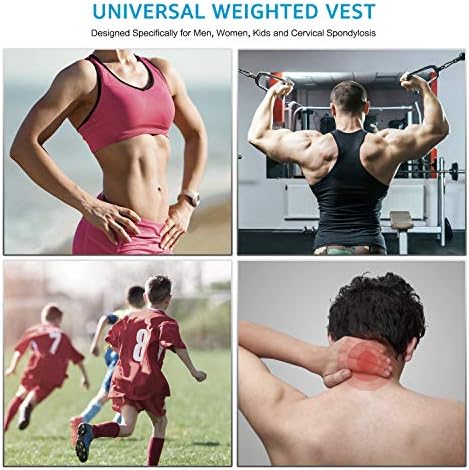 Henkelion Weighted Vest for Men Women Kids Weights Included