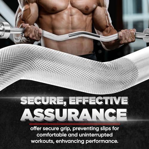 Yes4All 60 Inch Standard Straight Barbell & EZ Curl Bar - Fitness Equipment for Home Gyms & Commercial Use - Heavy Duty